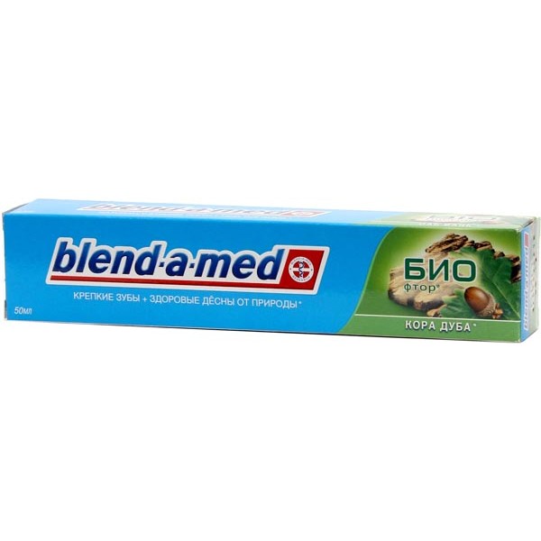 Зубная паста Blend-a-Med Био-Фтор Кора дуба (50 мл) Зубная паста Blend-a-Med Био-Фтор Кора дуба (50 мл)