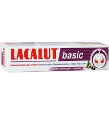 Зубная паста Lacalut Basic Черная смородина и имбирь (75 мл)