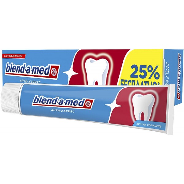 Зубная паста Blend-a-Med Анти-Кариес Свежесть (125 мл) Зубная паста Blend-a-Med Анти-Кариес Свежесть (125 мл)