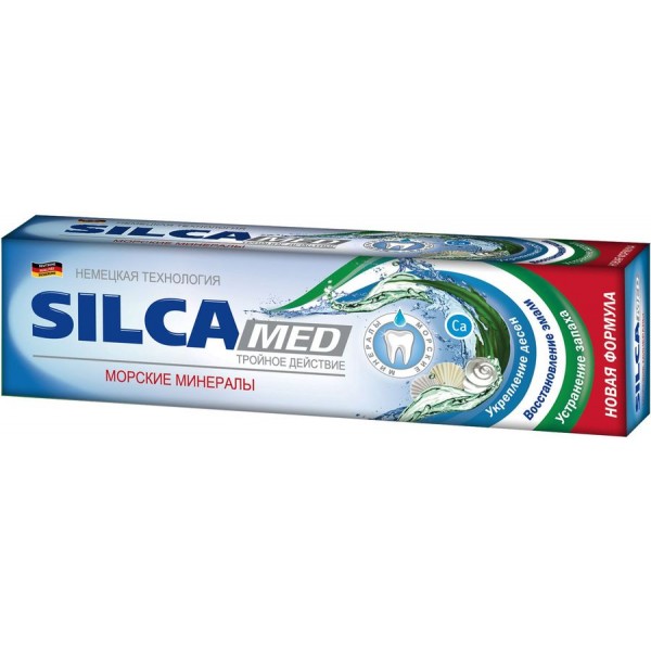 Зубная паста Silca Med Морские минералы (130 гр) Зубная паста Silca Med Морские минералы (130 гр)