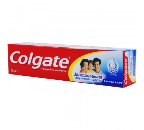 Зубная паста Colgate Максимальная защита от кариеса Свежая мята (50 мл)