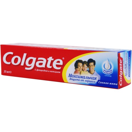 Зубная паста Colgate Максимальная защита от кариеса Свежая мята (50 мл)