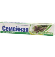 Зубная паста Семейная Кедровый элексир (100 гр)