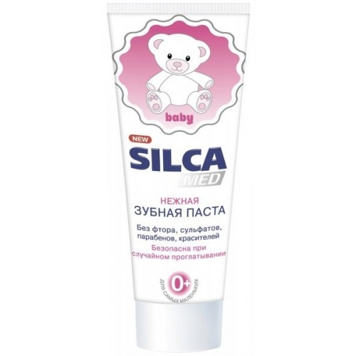 Зубная паста Silca Med Нежная Baby 0+ (65 гр)
