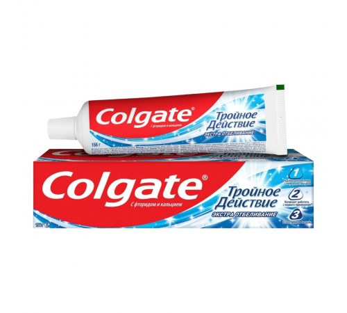 Зубная паста Colgate Тройное действие Экстра отбеливание (100 мл)