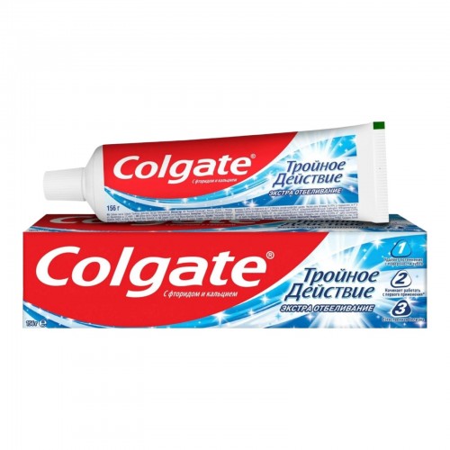 Зубная паста Colgate Тройное действие Экстра отбеливание (100 мл)