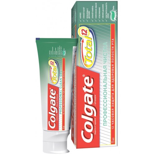 Зубная паста Colgate Total 12 Гель Профессиональная чистка (75 мл)