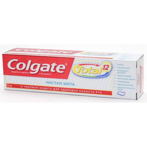 Зубная паста Colgate Total 12 Чистая мята (75 мл)