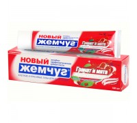 Зубная паста Новый Жемчуг Гранат и мята + отбеливание (100 мл)