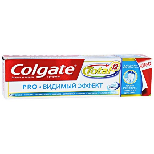 Зубная паста Colgate Total 12 Pro Видимый Эффект (75 мл)