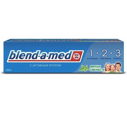 Зубная паста Blend-a-Med 3-Эффект Мягкая свежесть (100 мл)