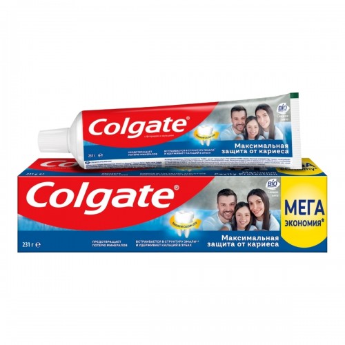 Зубная паста Colgate Максимальная защита от кариеса Свежая мята (150 мл)