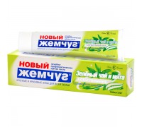 Зубная паста Новый Жемчуг Зеленый чай, мята и отбеливание (100 мл)