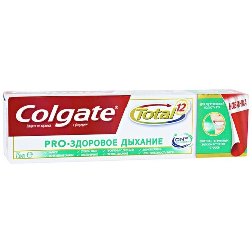 Зубная паста Colgate Total 12 Pro Здоровое Дыхание (75 мл)