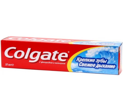 Зубная паста Colgate Крепкие зубы Свежее дыхание (50 мл)