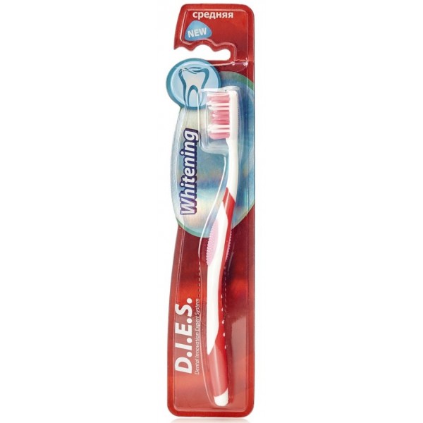 Зубная щетка D.I.E.S. Whitening средняя (1 шт) Зубная щетка D.I.E.S. Whitening средняя (1 шт)
