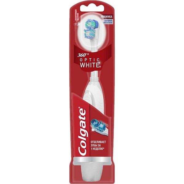 Электрическая зубная щетка Colgate 360 Optic White