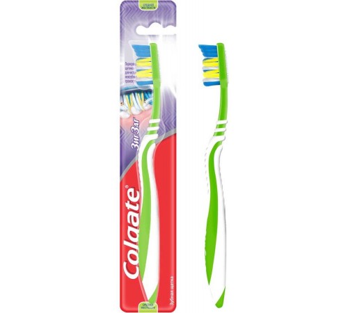 Зубная щетка Colgate ЗигЗаг средней жесткости