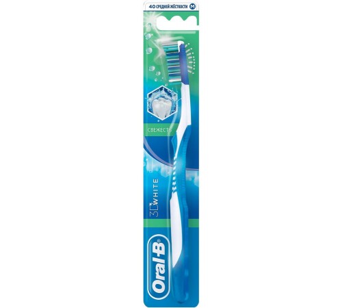 Зубная щетка Oral-B 3D White Свежесть Средняя