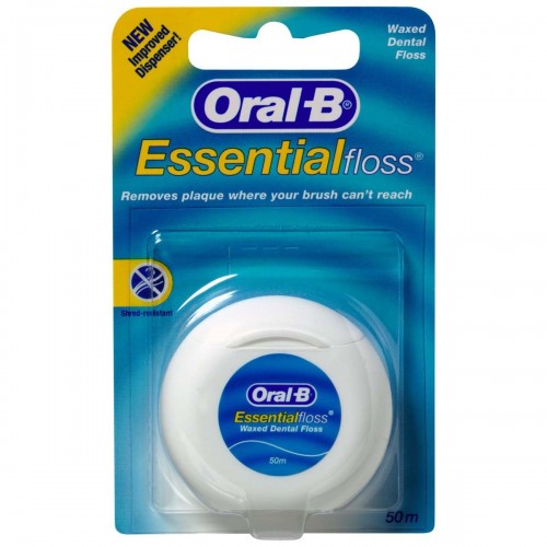 Зубная нить Oral-B Essential floss Невощеная (50 м)