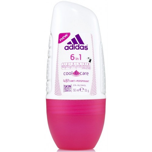 Дезодорант шариковый Adidas Cool&Care 6в1 женский (50 мл)