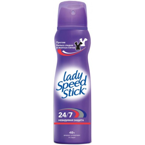 Дезодорант-спрей Lady Speed Stick 24/7 Невидимая защита (150 мл)