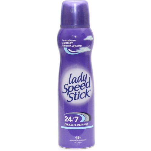 Дезодорант-спрей Lady Speed Stick 24/7 Свежесть облаков (150 мл)