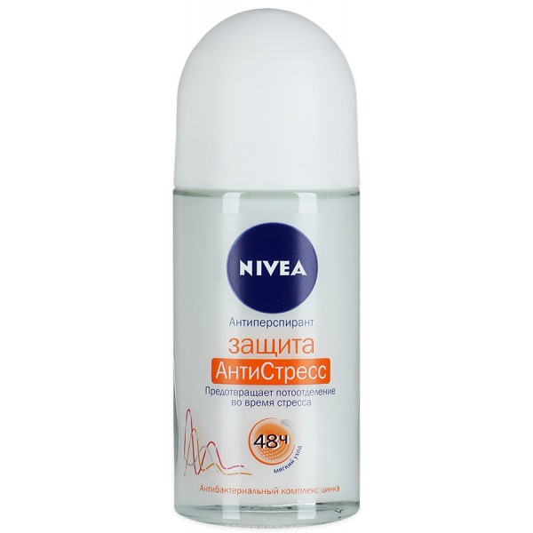 Дезодорант шариковый Nivea Защита АнтиСтрес (50 мл) Дезодорант шариковый Nivea Защита АнтиСтрес (50 мл)