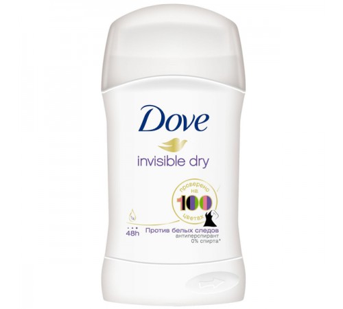 Дезодорант-стик Dove Invisible Dry Невидимый (40 мл)