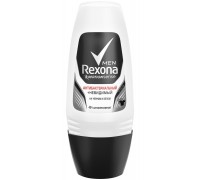 Дезодорант шариковый Rexona Men Антибактериальный Невидимый на черном и белом (50 мл)