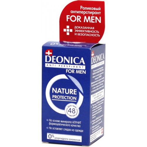 Дезодорант шариковый Deonica For Men Nature Protection (45 мл)