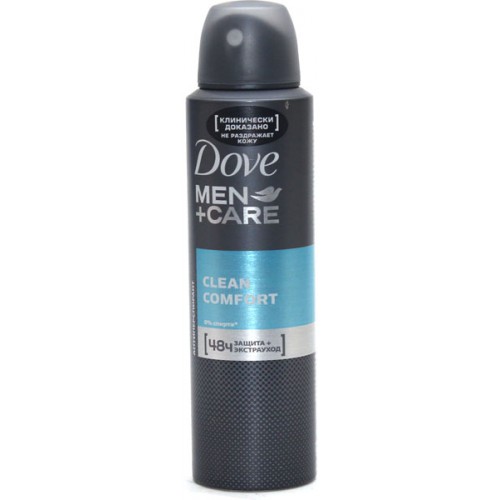 Дезодорант-спрей Dove Men+Care Clean Comfort Экстразащита и Уход (150 мл)