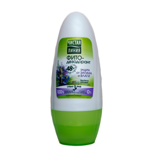 Дезодорант шариковый Чистая Линия Защита от запаха и влаги (50 мл)