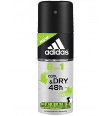 Дезодорант-спрей Adidas Cool&Dry 6в1 мужской (150 мл)