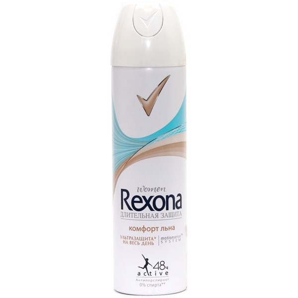 Дезодорант-спрей Rexona Комфорт льна (150 мл) Дезодорант-спрей Rexona Комфорт льна (150 мл)