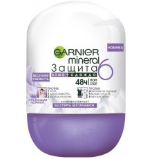 Дезодорант шариковый Garnier Mineral Защита 6 Весенняя свежесть (50 мл)