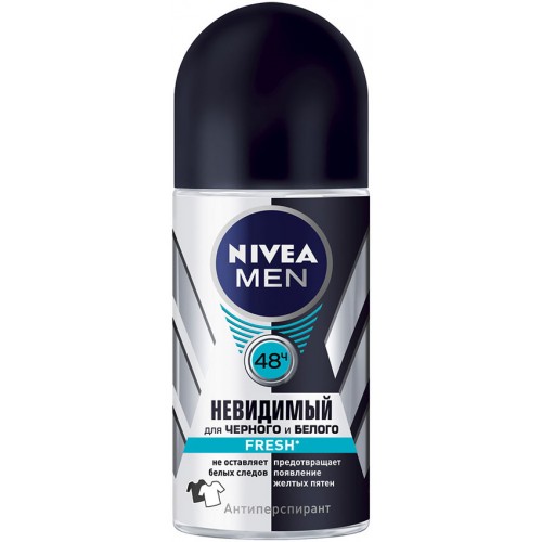 Дезодорант шариковый Nivea Men Fresh Для черного и белого (50 мл)