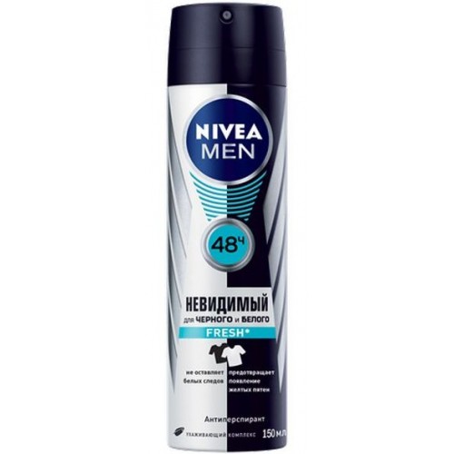 Дезодорант-спрей Nivea Men Невидимый для черного и белого Fresh (150 мл)