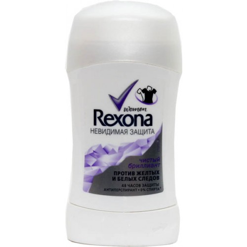 Дезодорант-стик Rexona Clear Diamond Невидимая защита (40 мл)