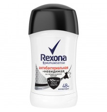 Дезодорант-стик Rexona Антибактериальная и невидимая на черном и белом (40 мл)
