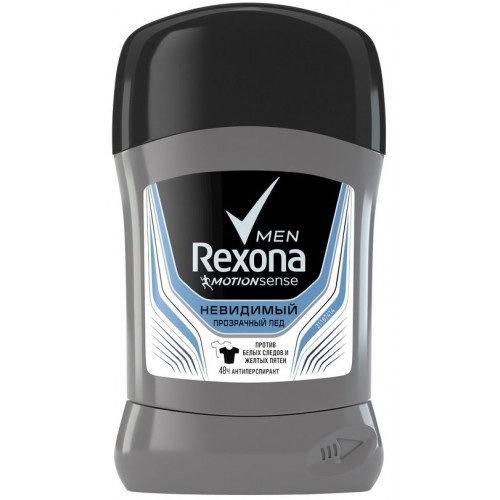 Дезодорант-стик Rexona Men Невидимый Прозрачный лед (50 мл)