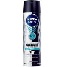 Дезодорант-спрей Nivea Men Fresh Невидимый для черного и белого (150 мл)