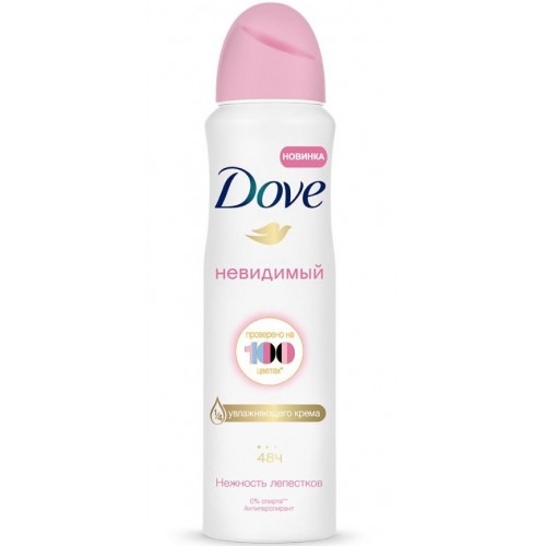 Дезодорант-спрей Dove Invisible Dry Нежность лепестков (150 мл)