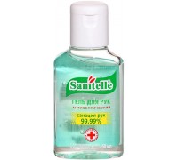 Гель-антисептик для рук Sanitelle с витамином Е и экстрактом Алоэ Вера (50 мл)