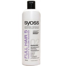 Бальзам для волос Syoss Full Hair 5 Density&Volume Booster лишенных объема (500 мл)
