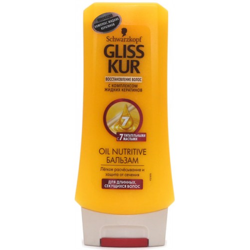 Бальзам для волос Gliss Kur Oil Nutritive для длинных и секущихся (200 мл)