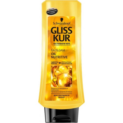 Бальзам для волос Gliss Kur Oil Nutritive для длинных и секущихся (400 мл)