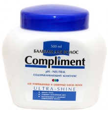 Бальзам для волос Compliment Ultra-Shine Блеск для поврежденных и лишенных блеска (500 мл)
