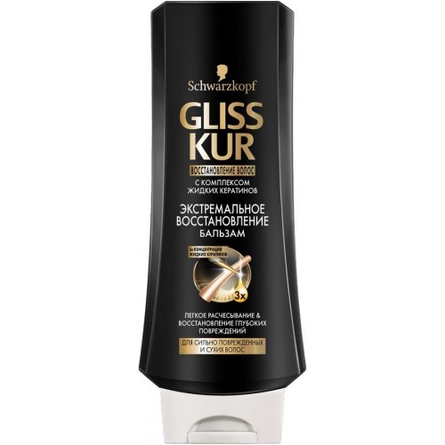 Бальзам для волос Gliss Kur Экстремальное восстановление (400 мл)