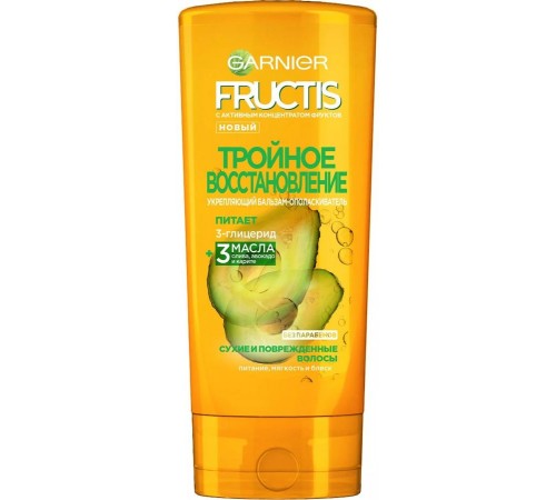 Бальзам-ополаскиватель Garnier Fructis Тройное Восстановление (387 мл)